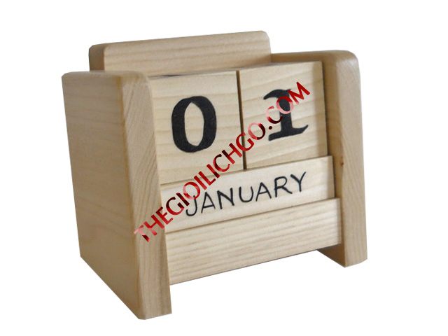 Lịch gỗ để bàn doanh nghiệp Lịch gỗ để bàn doanh nghiệp