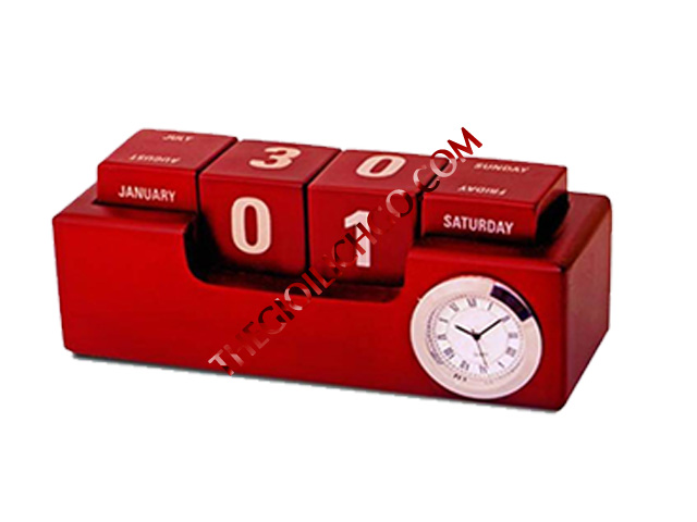 Lịch gỗ quà tặng để bàn